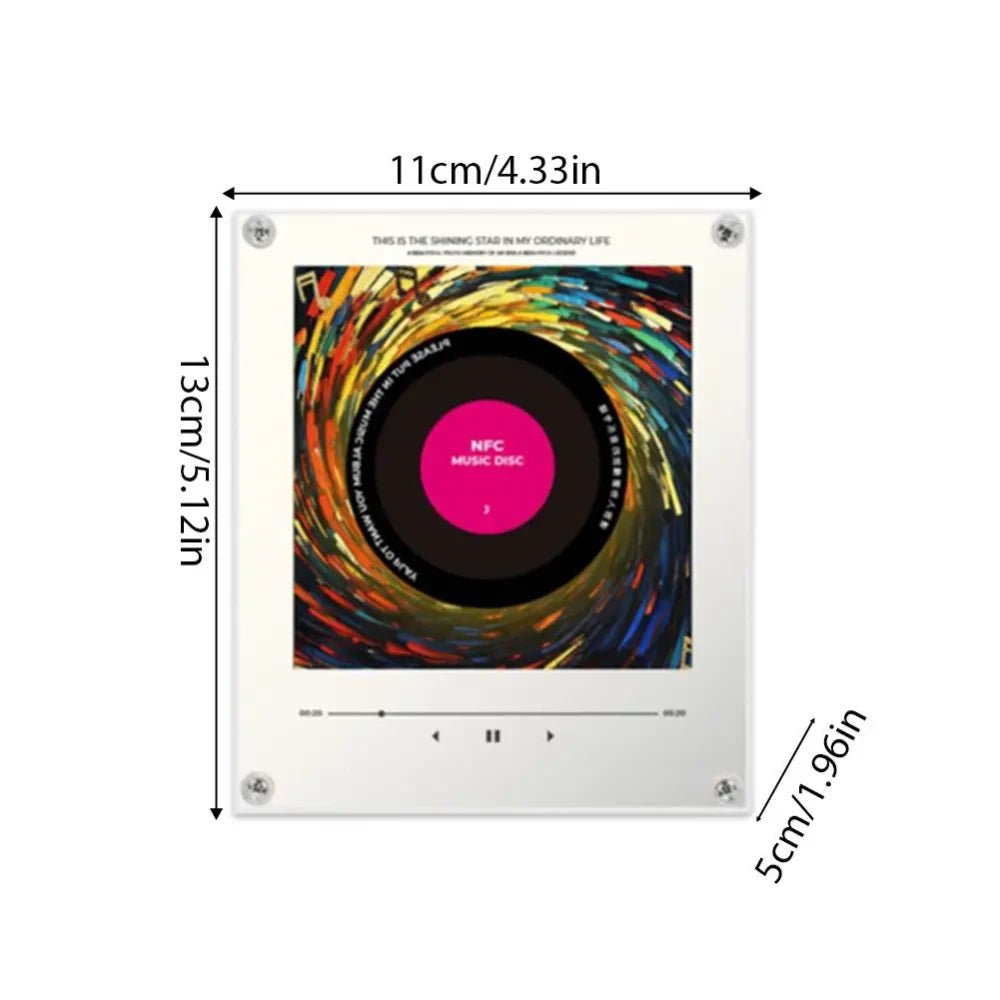 Smart NFC Acrylic Music Player Refrigerator Sticker