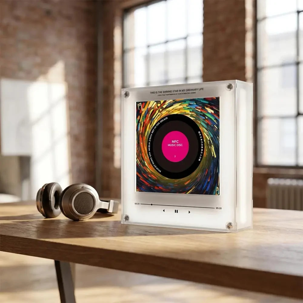 Smart NFC Acrylic Music Player Refrigerator Sticker