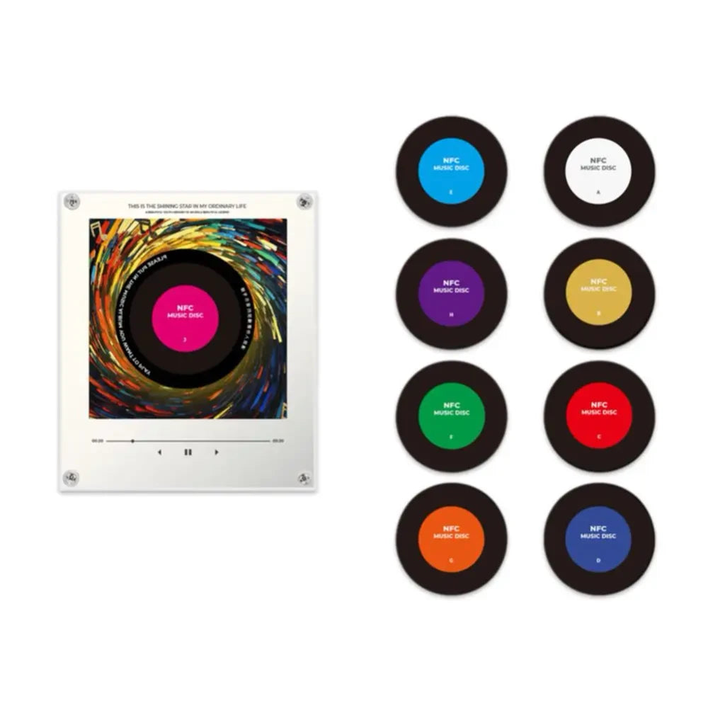 Smart NFC Acrylic Music Player Refrigerator Sticker