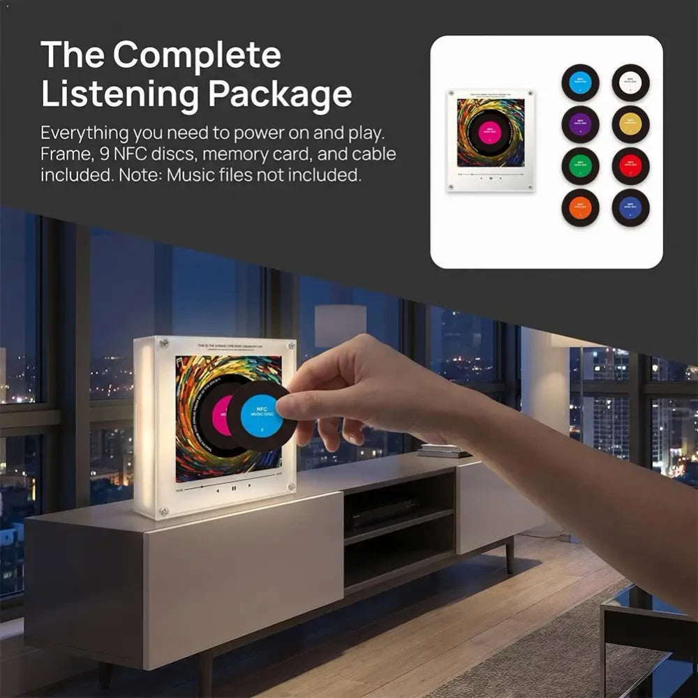 Smart NFC Acrylic Music Player Refrigerator Sticker